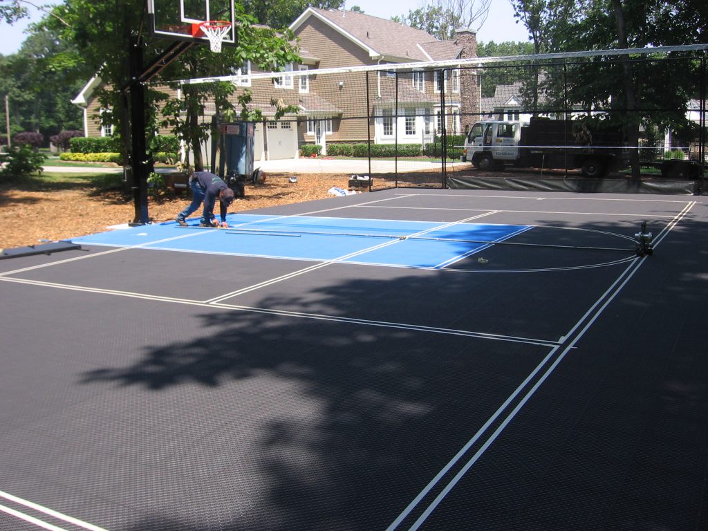 multi-sport-court-basketball-short court tennis-volleyball