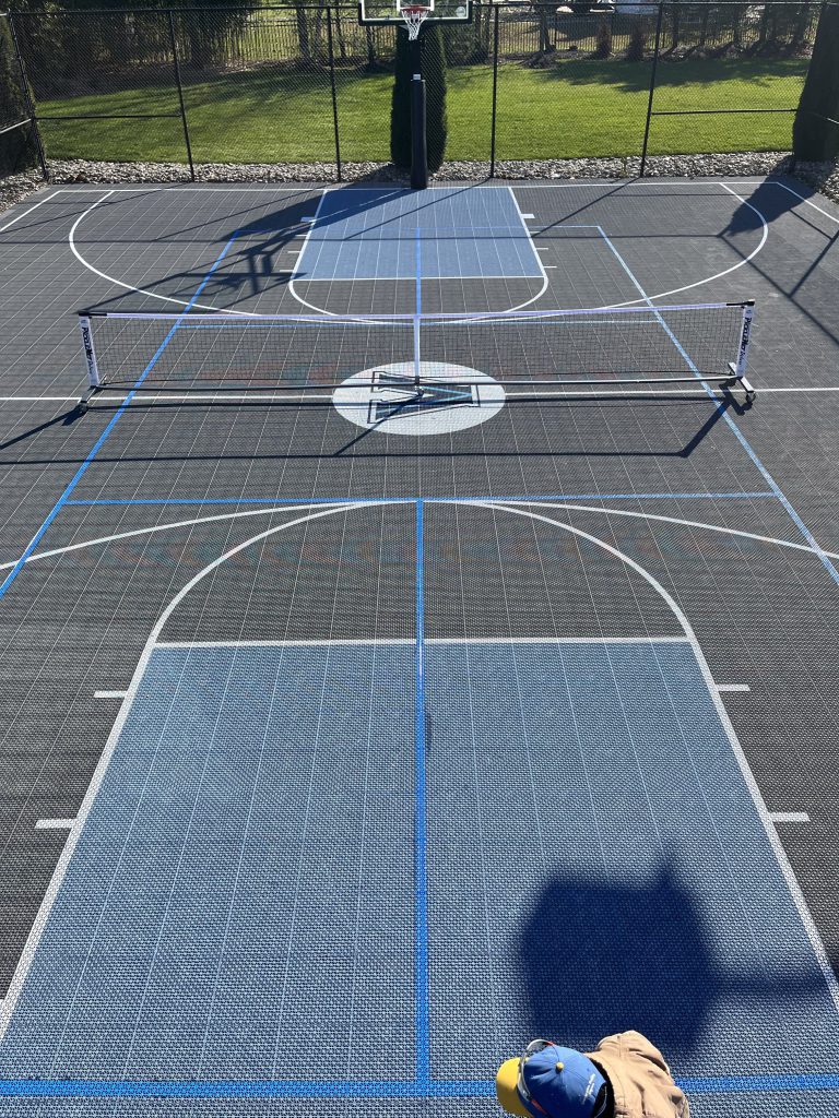 adding-pickleball-lines-to-existing-basketball-court-portable-pickleball-net_DeShayes-Dream-Courts