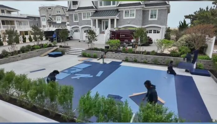 Luxury Beachfront Pickleball Court Tile Installation: Bringing Resort-Style Play to the Shore